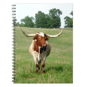 Long Horned Cover Notebook Notizblock
