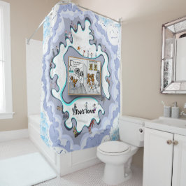 Long In The Tooth | Birthday Duschvorhang