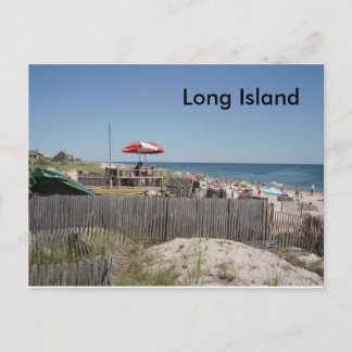 Long Island Beach Postkarte