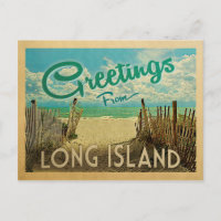 Long Island Beach Vintage Travel