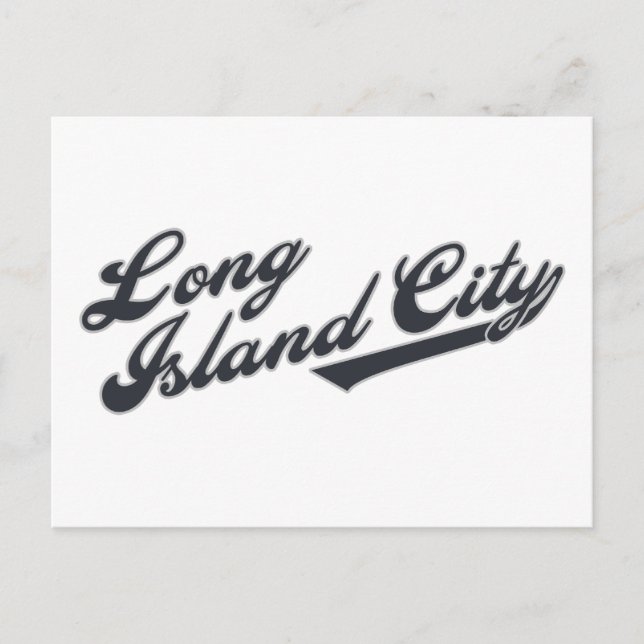 Long Island City Postkarte (Vorderseite)