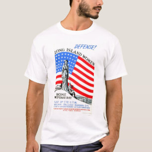 Long Island-Frauen WWII WPA 1941 T-Shirt