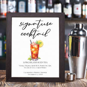 Long Island Iced Tea Signature-Cocktail Poster
