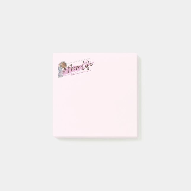 Long Island Mama Life-Kaffee-Post-It-Notes Post-it Klebezettel (Vorderseite)