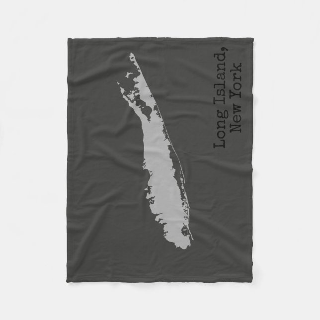 Long Island New York Fleecedecke (Vorderseite)
