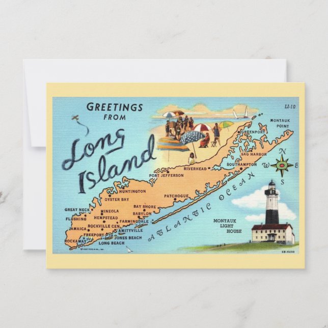 Long Island NY Moving Ankündigung (Vorderseite)