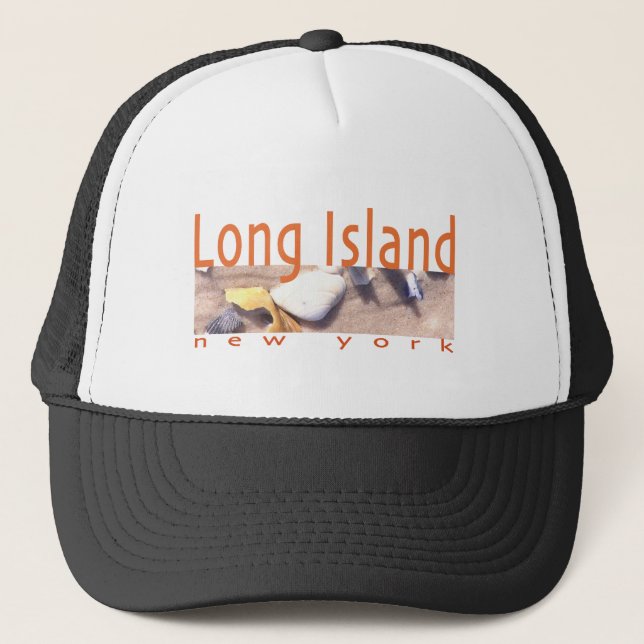 Long Island NY Truckerkappe (Vorderseite)