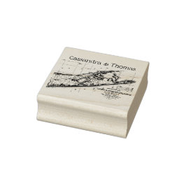 Long Island The Hamptons Map Wedelname Gummistempel