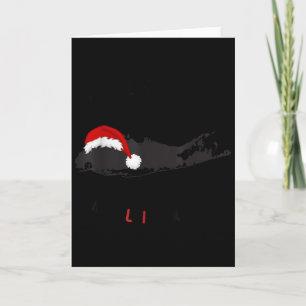 Long Island Weihnachten - Long Island Karte mit Sa