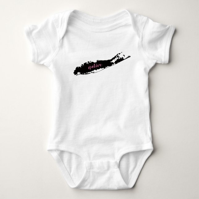 Long Islandeingeborener onsie Baby Strampler (Vorderseite)
