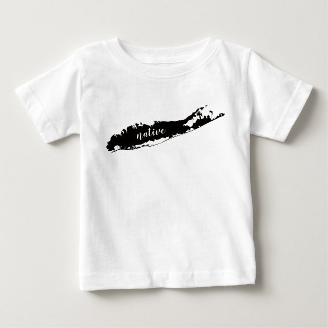 Long Islandeingeborener onsie Baby T-shirt (Vorderseite)