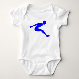 Long Jump - Blau Baby Strampler