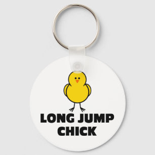 Long Jump Chick Schlüsselanhänger