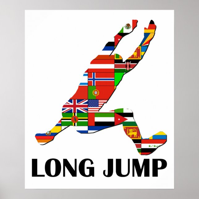 Long Jump Poster (Vorne)