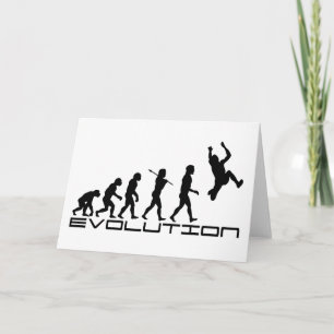 Long Jump Triple Jump Evolution Art Karte