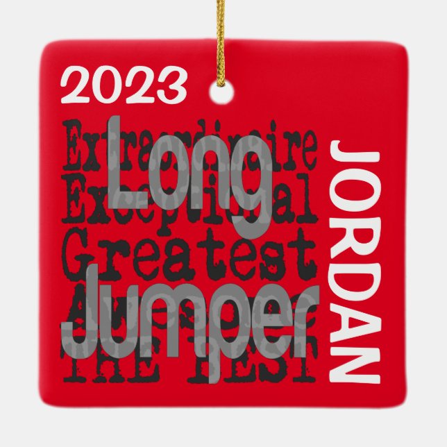 Long Jumper Extraordinaire CUSTOM Keramikornament (Rückseite)