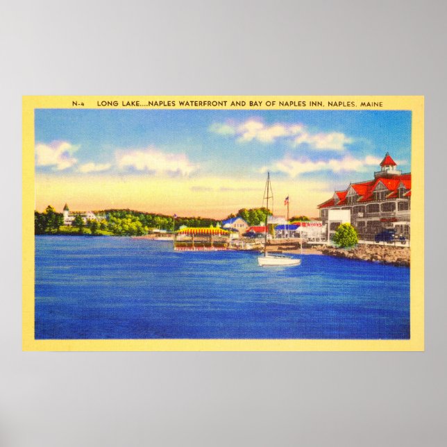 Long Lake - Neapel Waterfront & Bay of Neapel Inn Poster (Vorne)