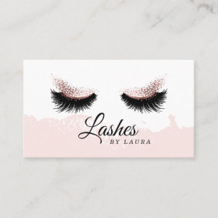Long Lash Extension Makeup Artist Business Card Visitenkarte