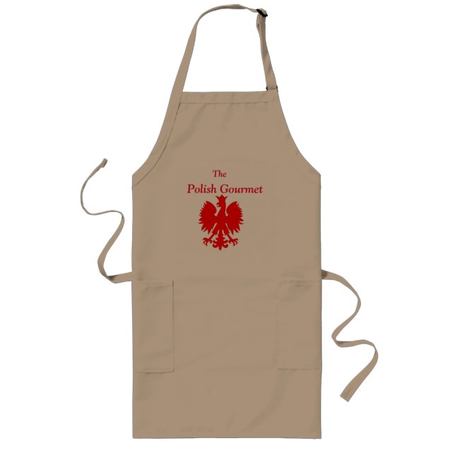 Long Le tablier gastronome polonais officiel (Devant)