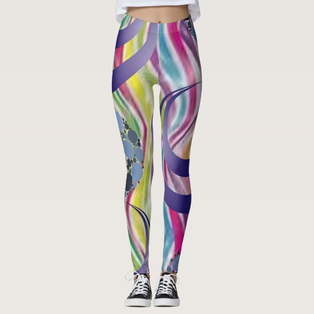 long leggings colorés (Devant)