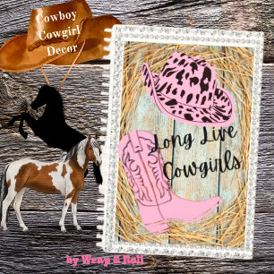 Long Live Cowgirls Kristall Notizbuch