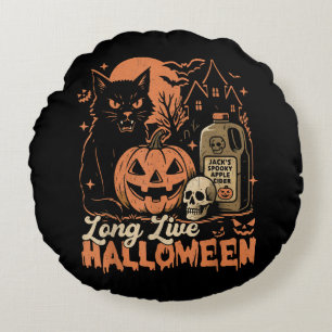 Long Live Halloween Rundes Kissen