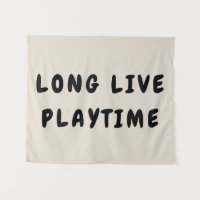 Long Live Playtime Play Room Kinderzimmer Wall