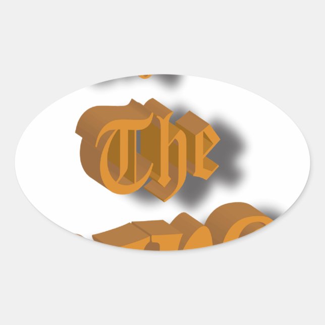 Long Live The King Nice Design transparent Ovaler Aufkleber (Vorderseite)