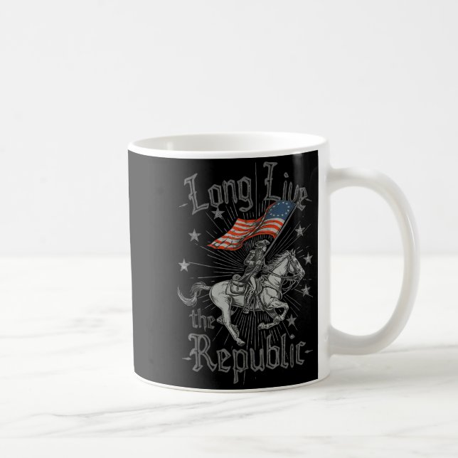 Long Live The Republic Us  Kaffeetasse (Rechts)