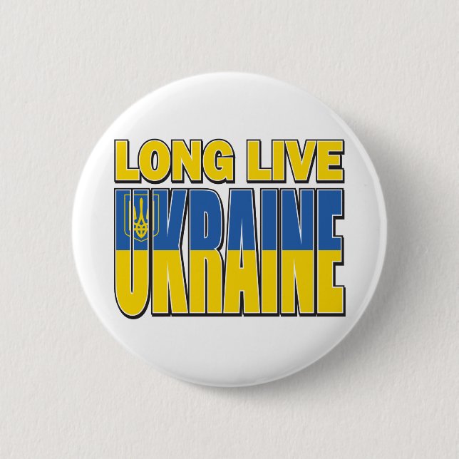 LONG-LIVE-UKRAINE BUTTON (Vorderseite)