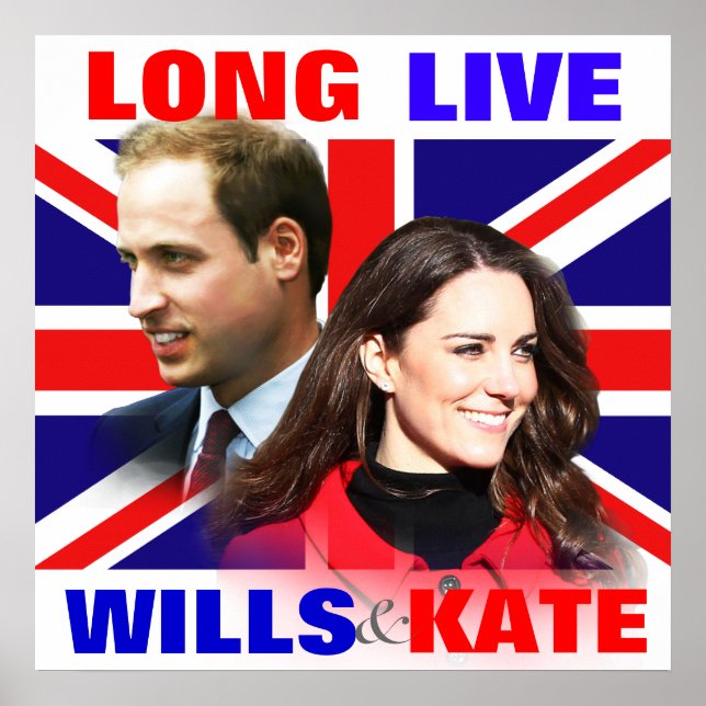 Long Live Wills & Kate Picture Poster (Vorne)