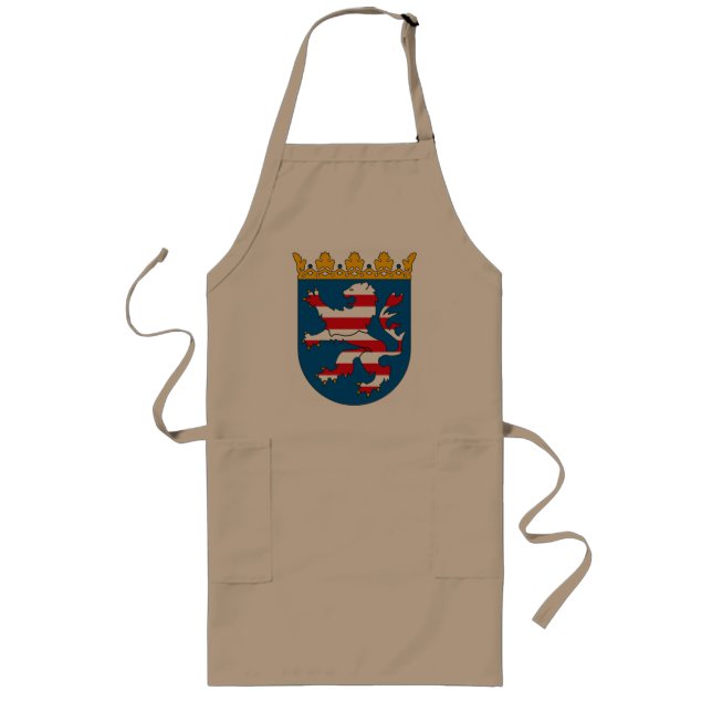 Long Manteau de Hesse de tablier de bras (Devant)