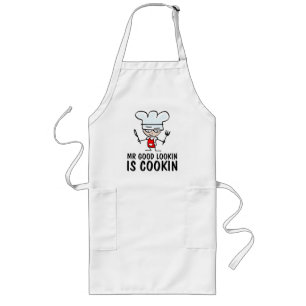Long Monsieur beau gosse est tablier de cuisine pour ho