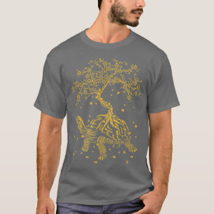 Long Necked Turtle Lover Bonsai Miniaturbaum Nat T-Shirt