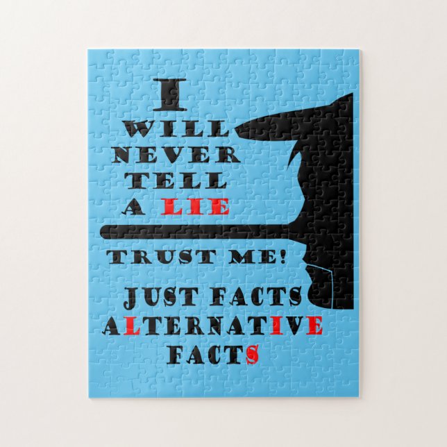 Long nez Autres faits 11x14 Puzzle photo (Vertical)