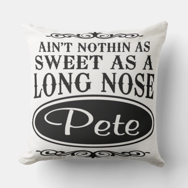 Long Nose Pete Kissen Für Draußen (Vorderseite)