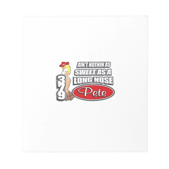 Long Nose Pete Notizblock (Vorderseite)