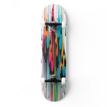 Long Paint 6v Skateboard