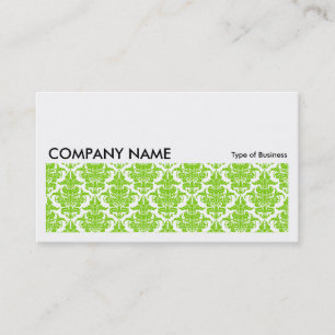 Long Picture 0128 - Martian Green Damask Visitenkarte