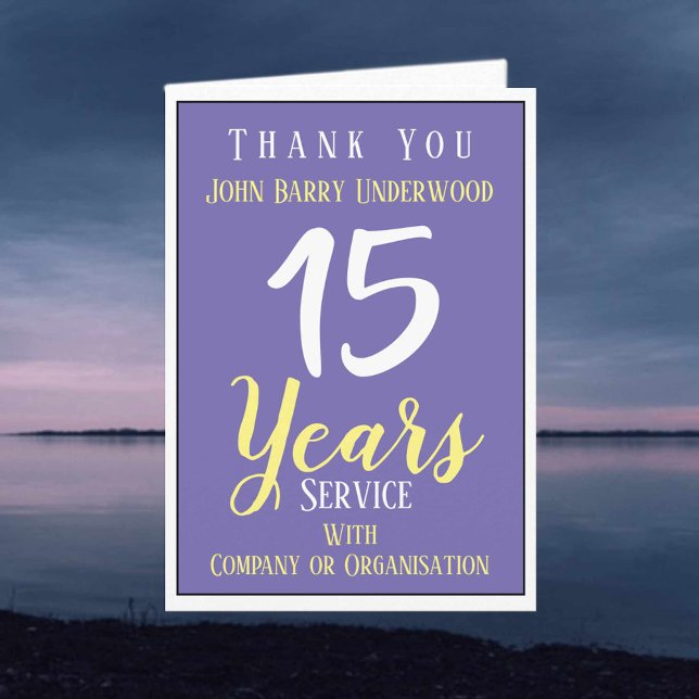 Long Service Award - Rekognition Karte (Von Creator hochgeladen)