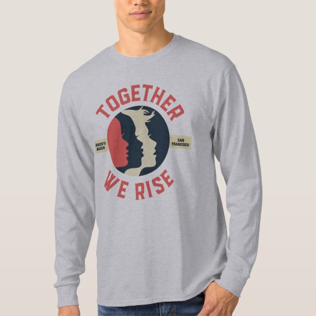 Long Sleeve Shirt März der Frauen San Francisco (Vorderseite)