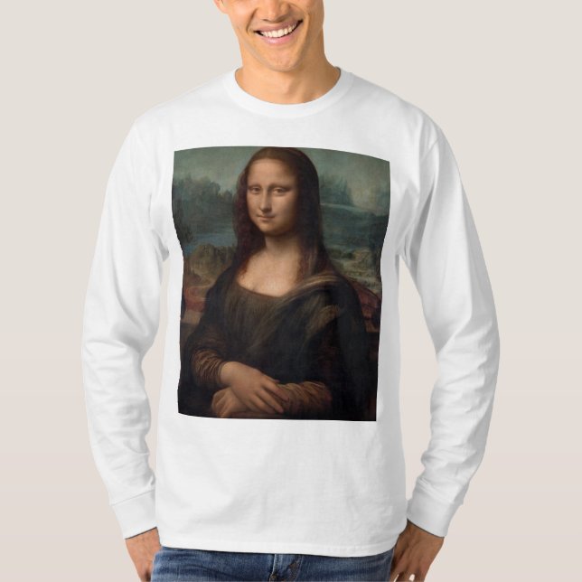  LONG SLEEVE SHIRT MONA LISA CONCEPT PRINT (Vorderseite)