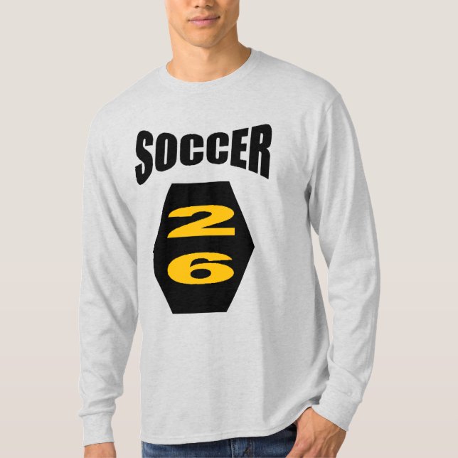 Long Sleeve T-Shirt ash  SOCCER  26 (Vorderseite)