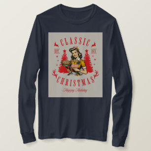 Long Sleeve T Shirts für Frauen Niedliches grafisc