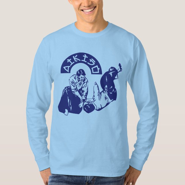 Long T-shirt d'Aikido de douille (Devant)