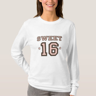 Long T-shirt de douille de sweet sixteen