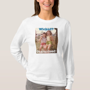 Long T-shirt de douille de Taisia et de Thara