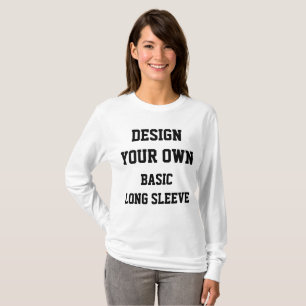LONG T-SHIRT de la DOUILLE des femmes