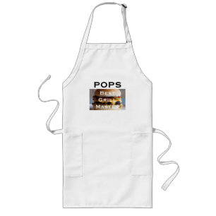 Long Tablier à griller papa ou grand-père personnalisé