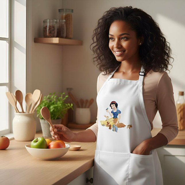 Long tablier blanc neige (Créateur téléchargé)